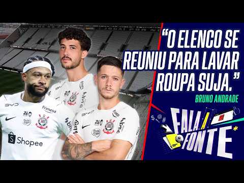 COM PRESENÇA DE MEMPHIS, LÍDERES DO ELENCO DO CORINTHIANS TÊM REUNIÃO COM 'LAVAÇÃO DE ROUPA SUJA'