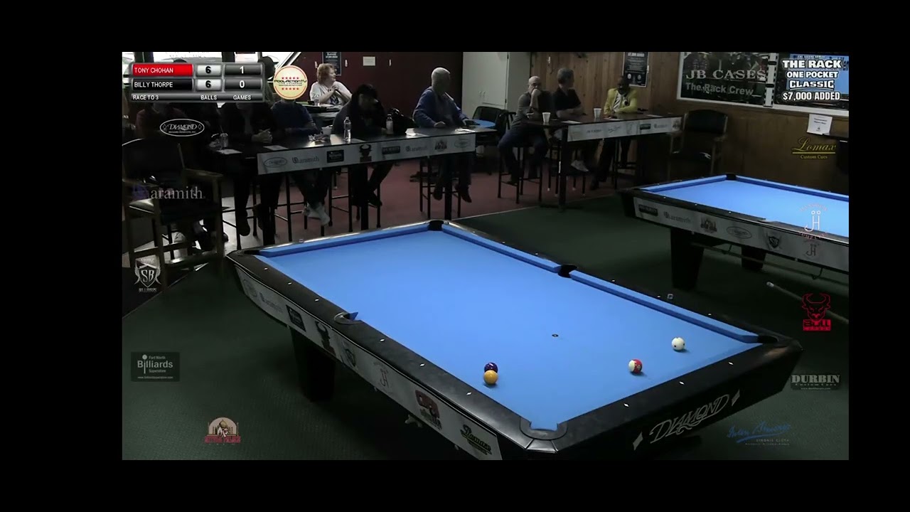 Tony Chohan vs Billy Thorpe - One Pocket 2025 semi-finals 