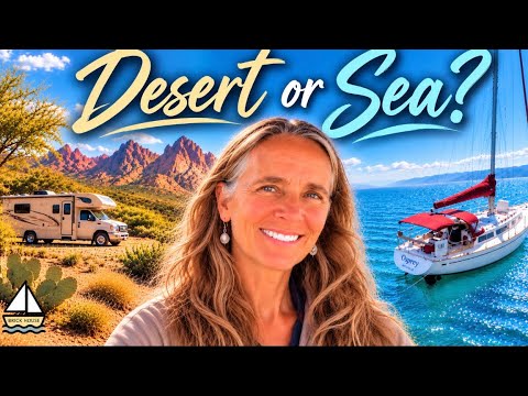⁣A Little Sailboat, a Desert Tiny Home  & A Big Beautiful World! (Sailing Brick House/RV Life #105)