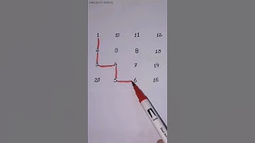 Draw a checkerd path with numbers.#shorts#trendingshorts#shortfeeds