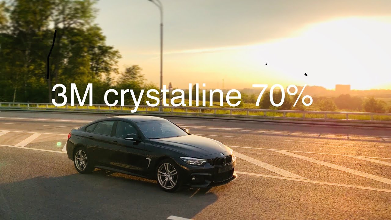 Атермальная тонировка 3M crystalline 70 % на bmw 430