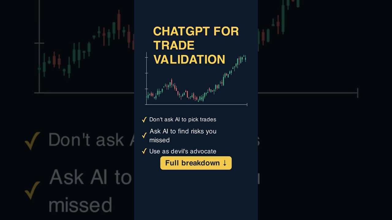 Thumbnail for ChatGPT For Trade Validation #shorts