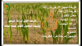 زراعة الشعير وكيفية الوصول لأعلي نسبة إنبات وتفريع Barley cultivation in detail