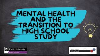 2026 Mental Health and the Transition to High School Study   T1 summary