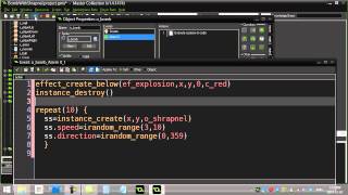 GameMaker How To Make Bomb Explode with Shrapnel Profile