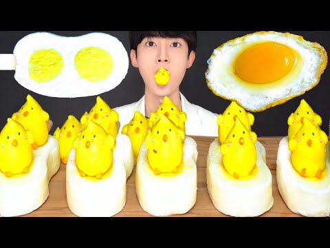 ASMR ICE CREAM <strong>CHICKEN</strong> EGG PARTY 계란 병아리 아이스크림 먹방 DESSERTS JELLY <strong>CANDY</strong> MUKBANG EATING SOUNDS 咀嚼音 モッパン