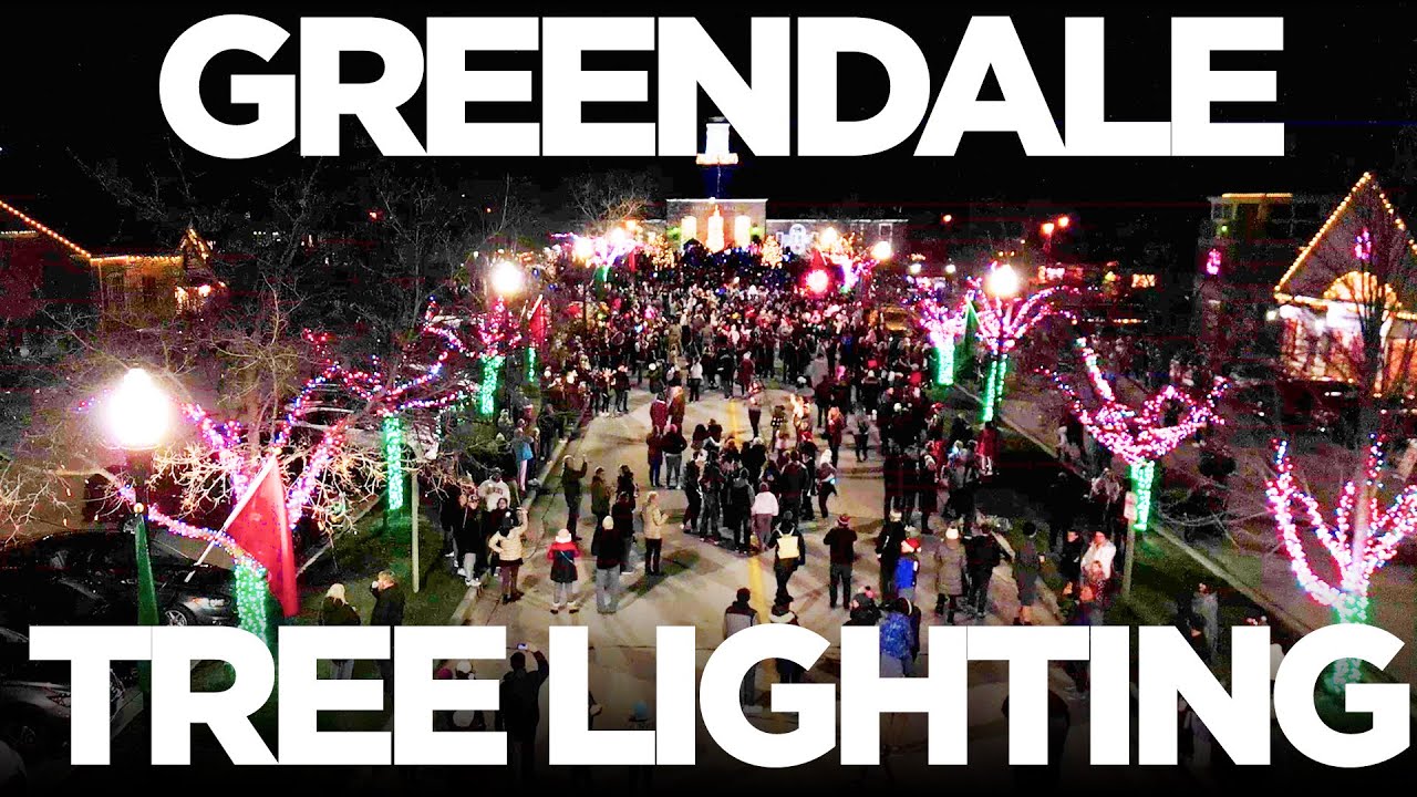 Greendale Tree Lighting 2022 Shop Local at Gift of Wings YouTube