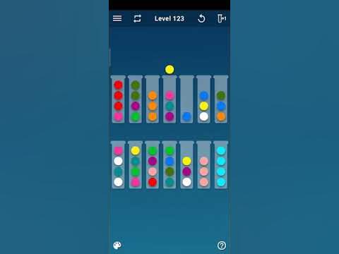 Ball sort puzzle level 123 