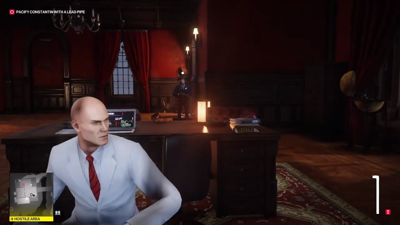 Hitman 2 - Isle Of Sgail: The Scarlett Deceit - Level 3 escalation - Silent Assassin, Suit Only