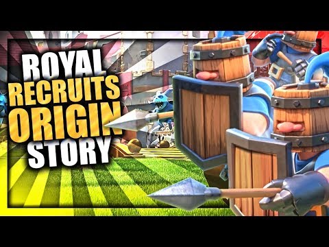 How The Villagers Became The Royal Recruits - Clash Royal Recruits Origin Story | Royal Family Ep. 1