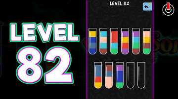 Water Color Sort Level 82 Solution