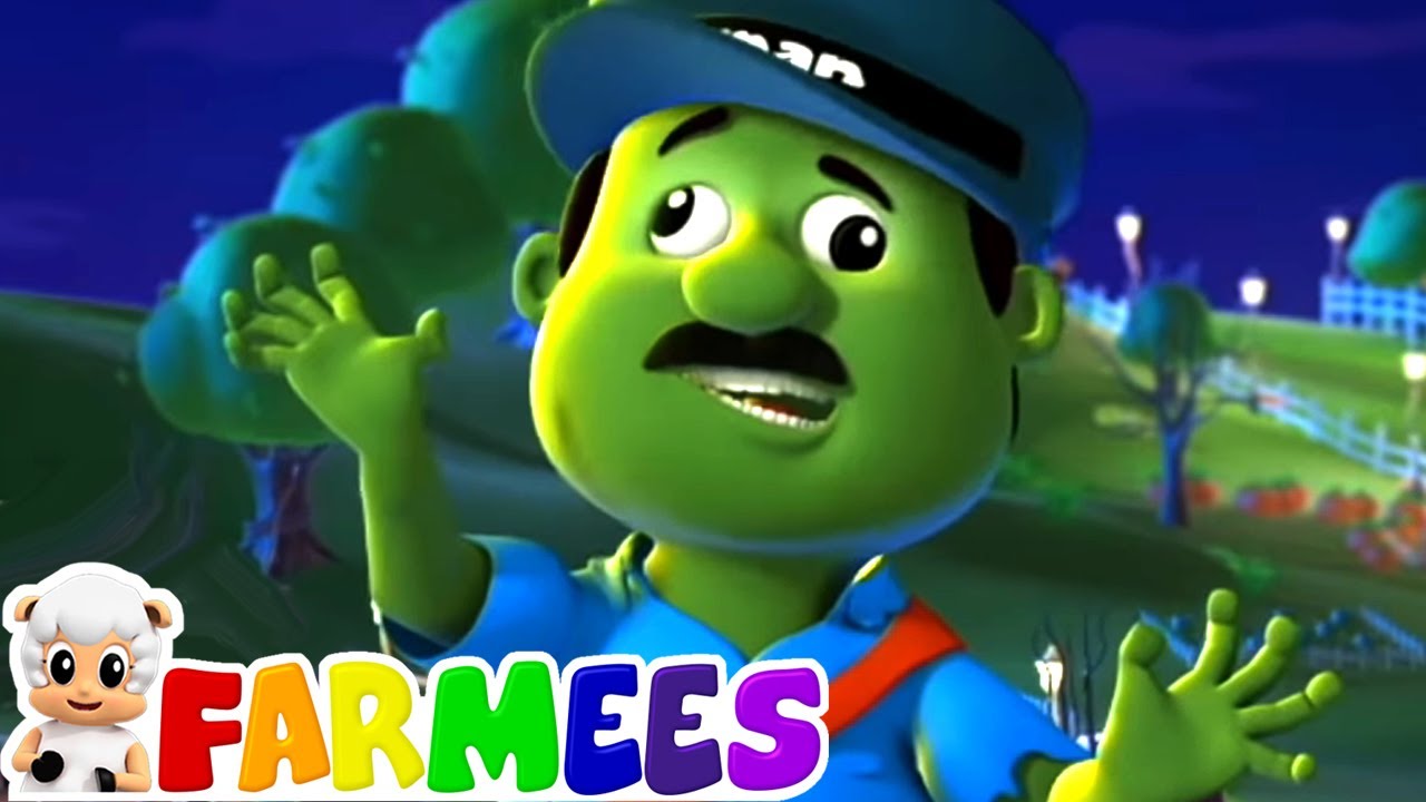 TOC Toc | Rimas infantiles de Halloween | Dibujos animados | Farmees Español | Musica para niños