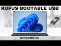 How To Create Windows 11 Bootable Flash Drive with Rufus