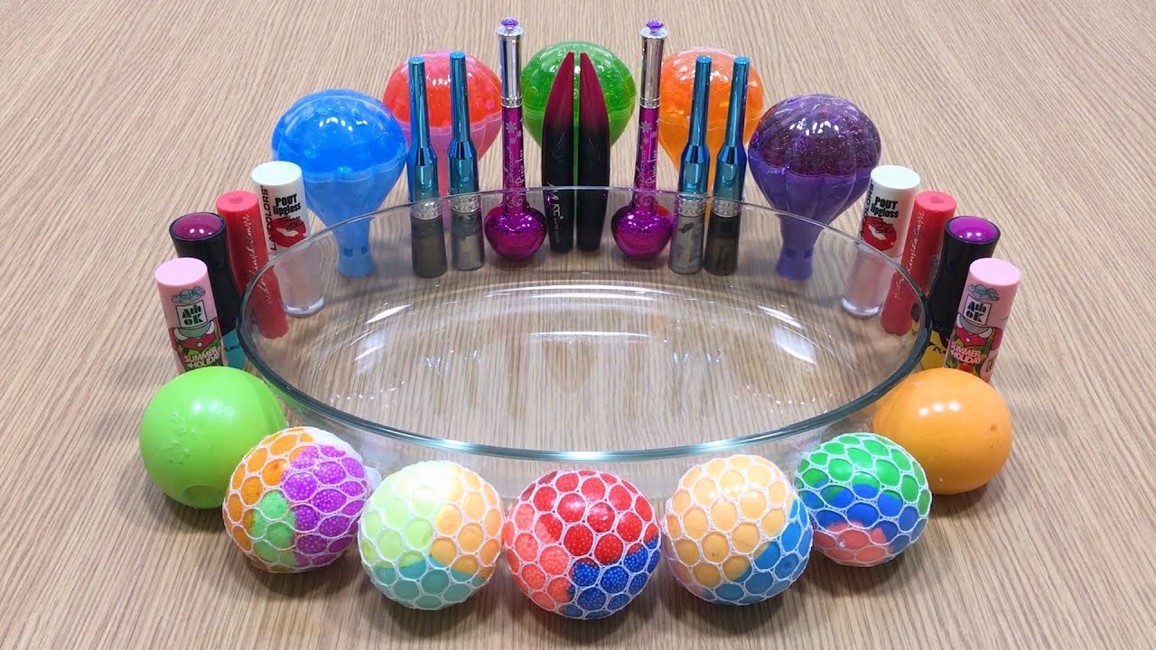 Mixing Makeup and Clay into Store Bought Slime !!! SlimeSmoothie Satisfying Slime Videos