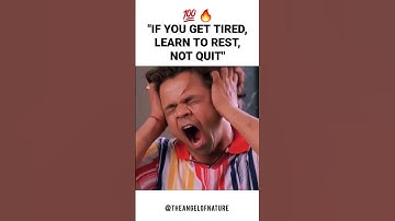 💯 Learn to rest, not quit 🔥 #shorts #ytshorts