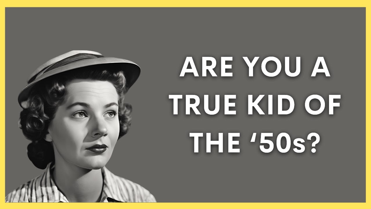 Are You 80+ Years Old? Test Your Memory! | 1950s Trivia Quiz - YouTube