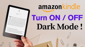 Kindle Paperwhite: How To Turn On / Off Dark Mode!