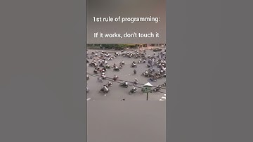 1st rule of programming #ytshorts #coding #shorts #engineering #developer #youtubeshorts #memes