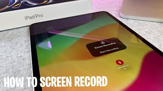 How To Screen Record On M4 / iPad Pro M5 iPad Pro