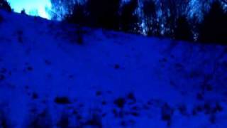 Insane sled crash