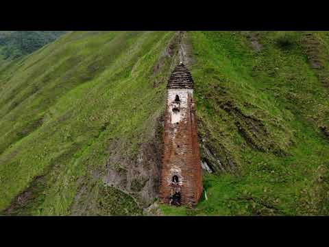 4K Drone, Caucasus Mountains Georgia in June 2019