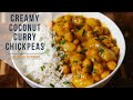 Vegan Chickpea Curry|Coconut Curry Chickpeas| ➡️ VEGAN, CHEAP & TASTY AF🔥 Coconut Chickpea Curry