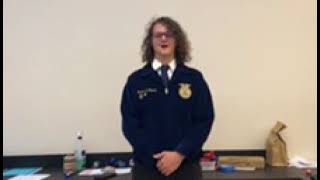 FFA Chapter officer election video.