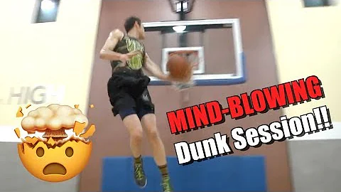 Jared Roth's CRAZIEST Dunk Session!! Off The Wall 360 Eastbay!