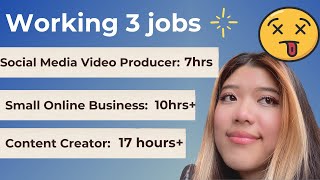 How I Balance 9-5 job & MANY Side Hustles in Malaysia | Productivity tips