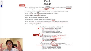 เรียนโทอิคฟรี ! เฉลยละเอียด ข้อสอบ TOEIC 2020 ฉบับสั้น Mini Test (Listening Parts)