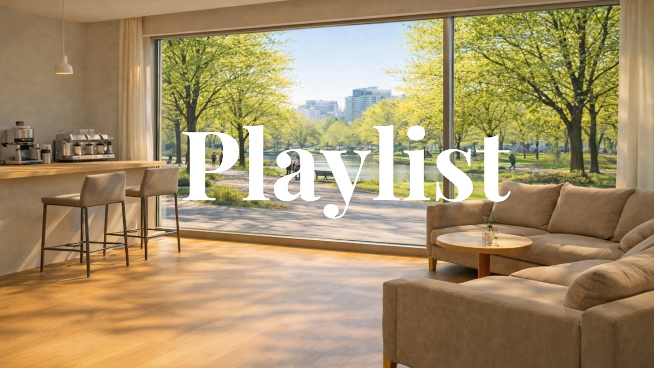 그냥 틀었는데 봄이 와버림… 🌱  | 카페 R&B Chill Pop 💛