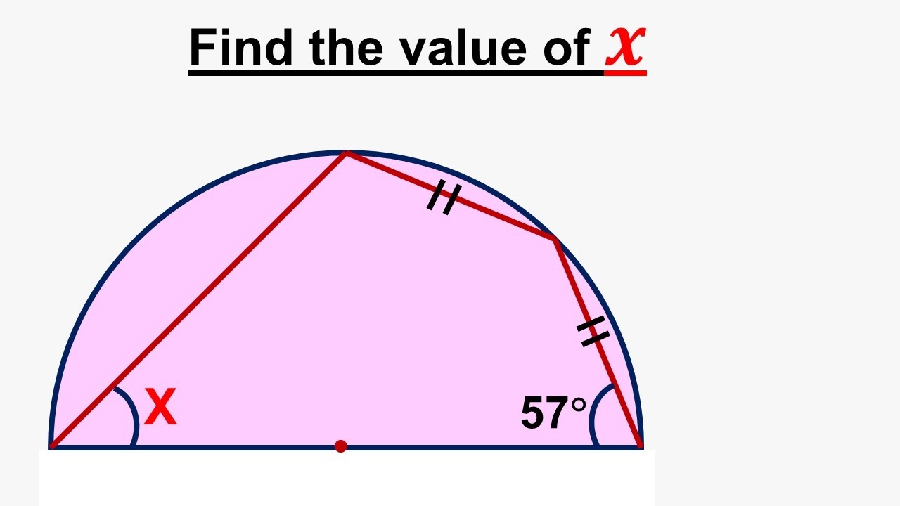 Circle Geometry: Finding Angles Using Radii and Congruence