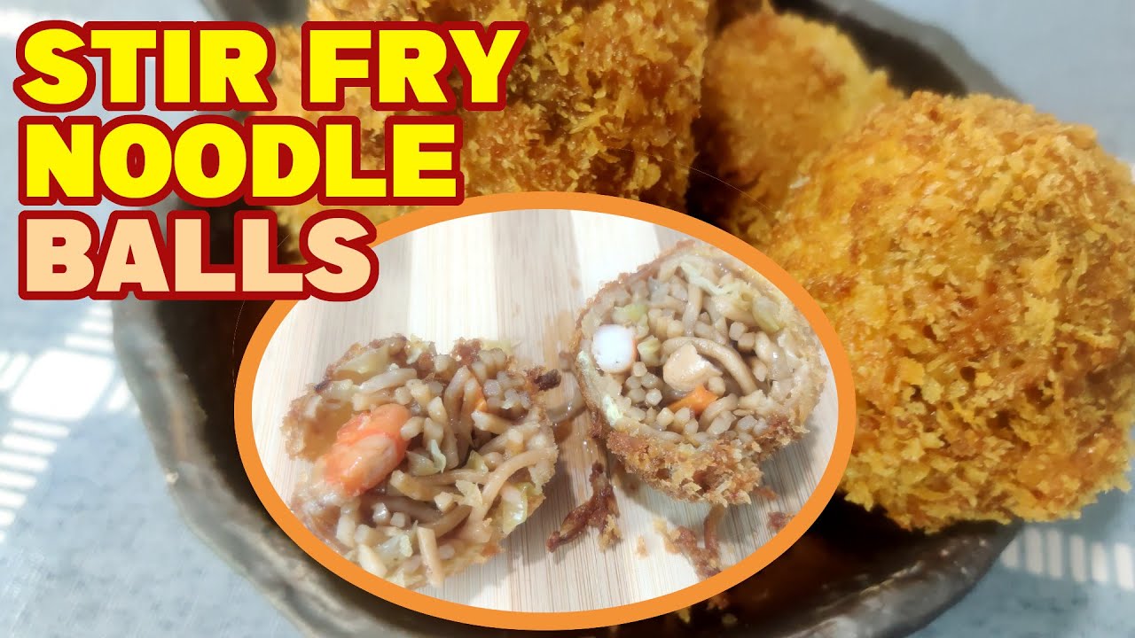 Stir Fry Noodle Balls