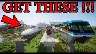 How To Install Shinkansen, Tram, Monorail and more to Minecraft | Real Train Mod [Minecraft 1.7.10]