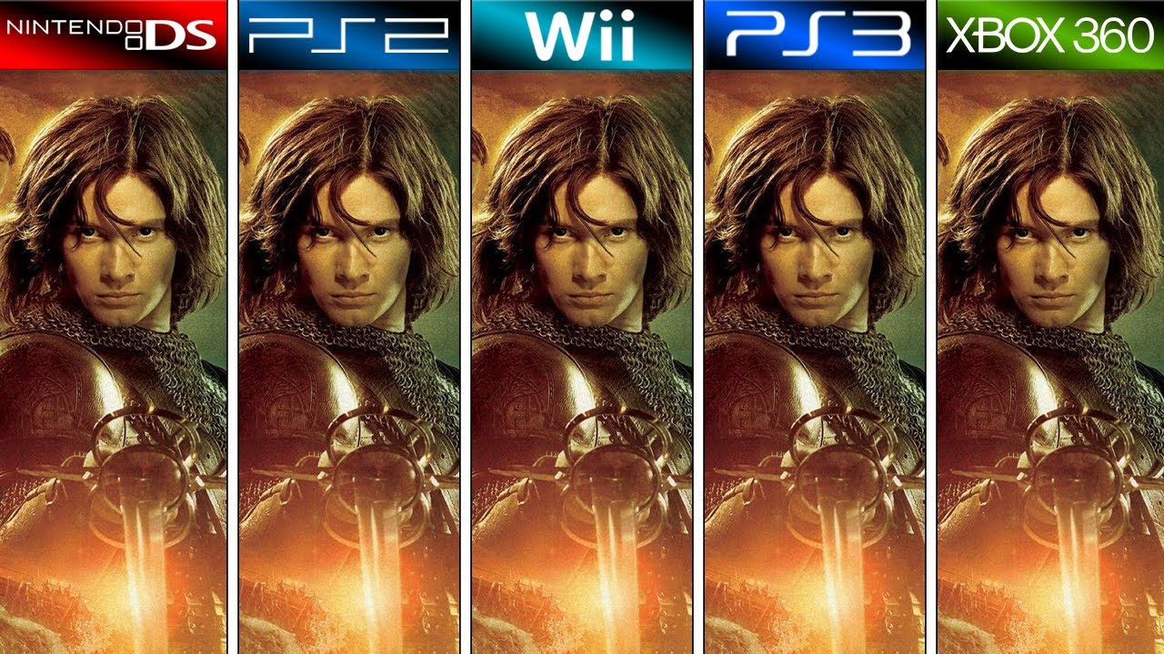 The Chronicles of Narnia Prince Caspian (2008) DS vs PS2 vs Wii vs