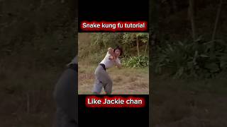 Snake kung fu tutorial #jackiechan #jackiechanfans #kungfu #martialarts #selfdefense #tutorial #art