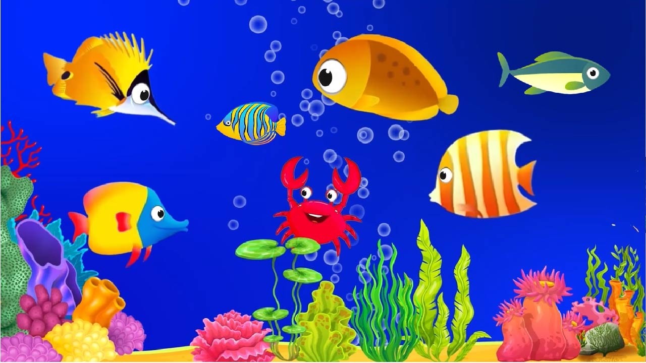 Baby Lullaby🐟Soothing fishes🐟Calming Undersea Animation🐟Aquarium #lullaby #sleepmusic #438