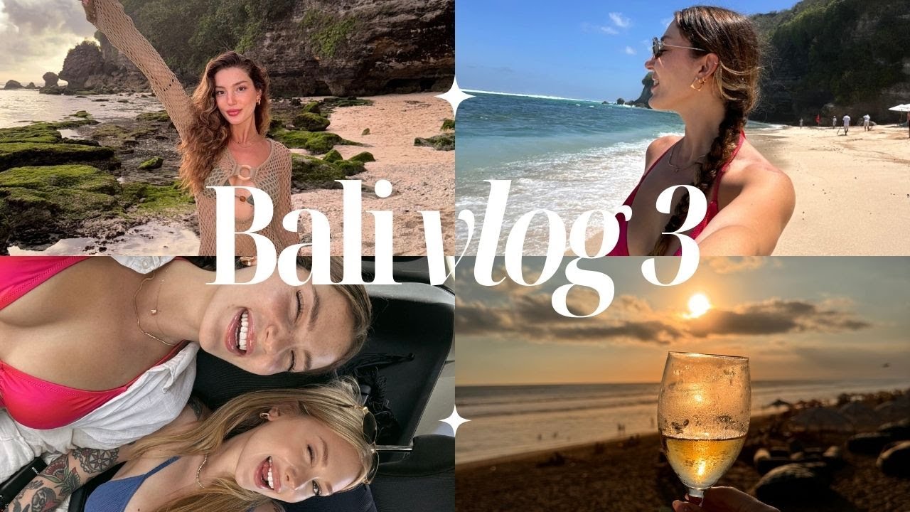 Bali Vlog 3 , pilates yaptık , matcha latte , maymun ormanı , Uluwatu'da son gün