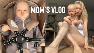 рутина с малышкой: коляска, питание и усталость | mom’s vlog
