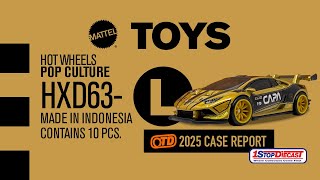 Hot Wheels 2025 POP CULTURE (mix 5) L case unboxing presented by 1 Stop Diecast