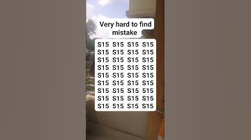 Hard to find mistake #brainteaser #search #find #shortvideo