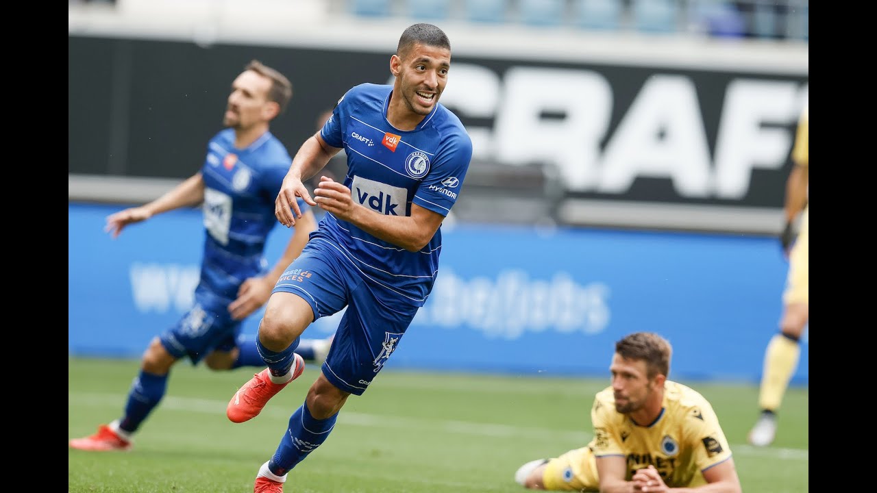 Tarik Tissoudali with a Goal vs. Club Brugge