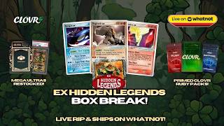 EX HIDDEN LEGENDS BOX BREAK!! LIVE RIP & SHIPS! DOWNLOAD WHATNOT & RIP PACKS LIVE!