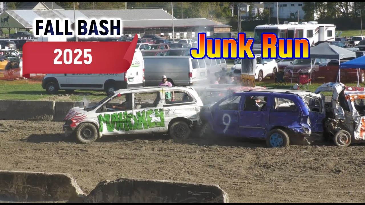 FALL BASH 2025 (Rutland VT) - Junk Run - Demolition Derby