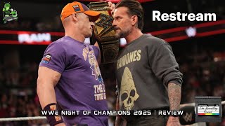 WWE Night Of Champions 2025 | Review | Livestream | The Wrestling Rewind