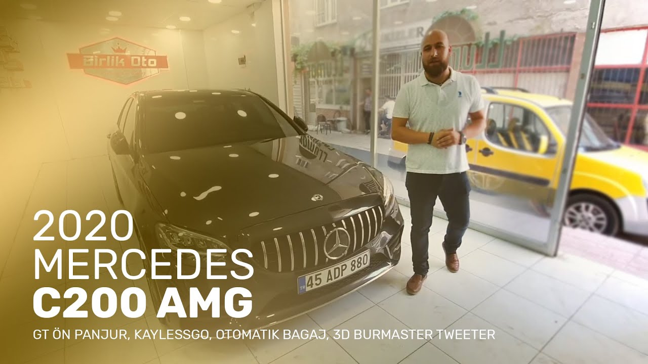 2020 Mercedes-Benz C200 AMG // Burmaster Tweeter, KaylessGo, Otomatik Bagaj, Kablosuz Şarj
