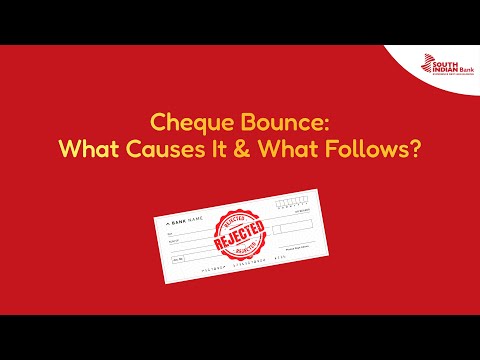 Cheque Bounce : What Causes It & What Follows?