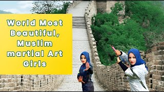 World Most  Beautiful Hijab Girls Martial arts training and Workout@MrArslanTKD