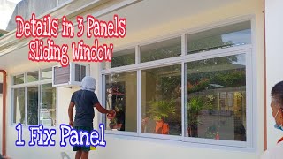 Sliding Window With 3 Panels/Details & Installation