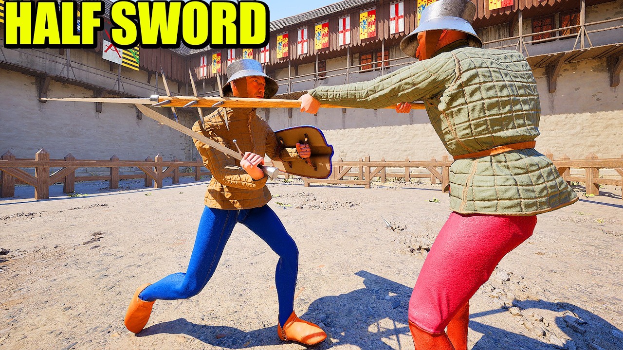 PELEAS MEDIEVALES ABSURDAS | HALF SWORD